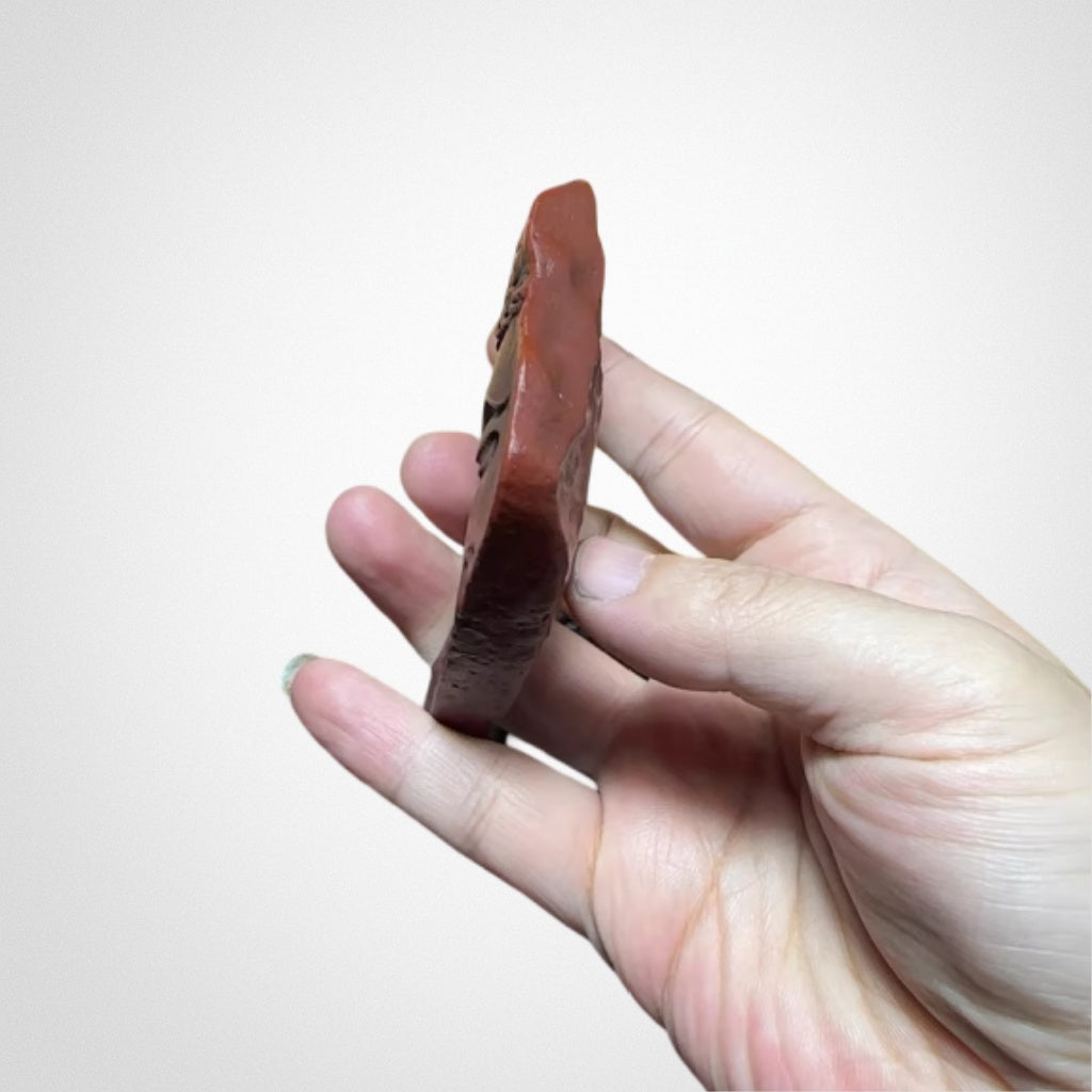 The child asked the Buddha Gobi original stone carving cultural toys handle piece pendant pendant