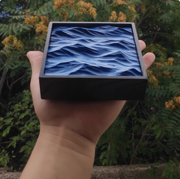 Mini Ocean Relief Art