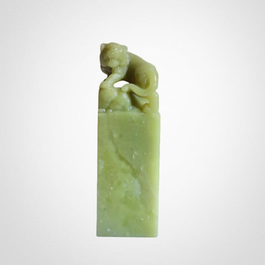 Qingdao Stone Tiger Seal Ornament