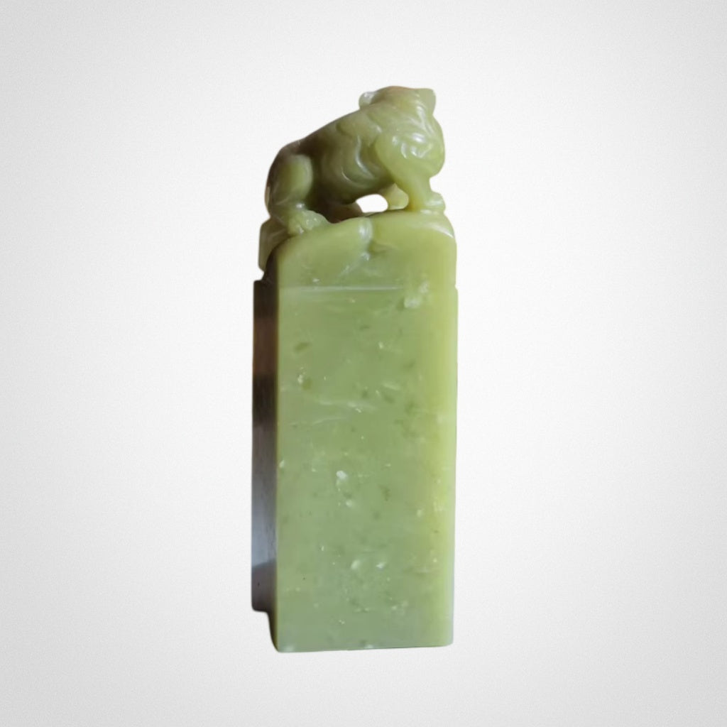 Qingdao Stone Tiger Seal Ornament