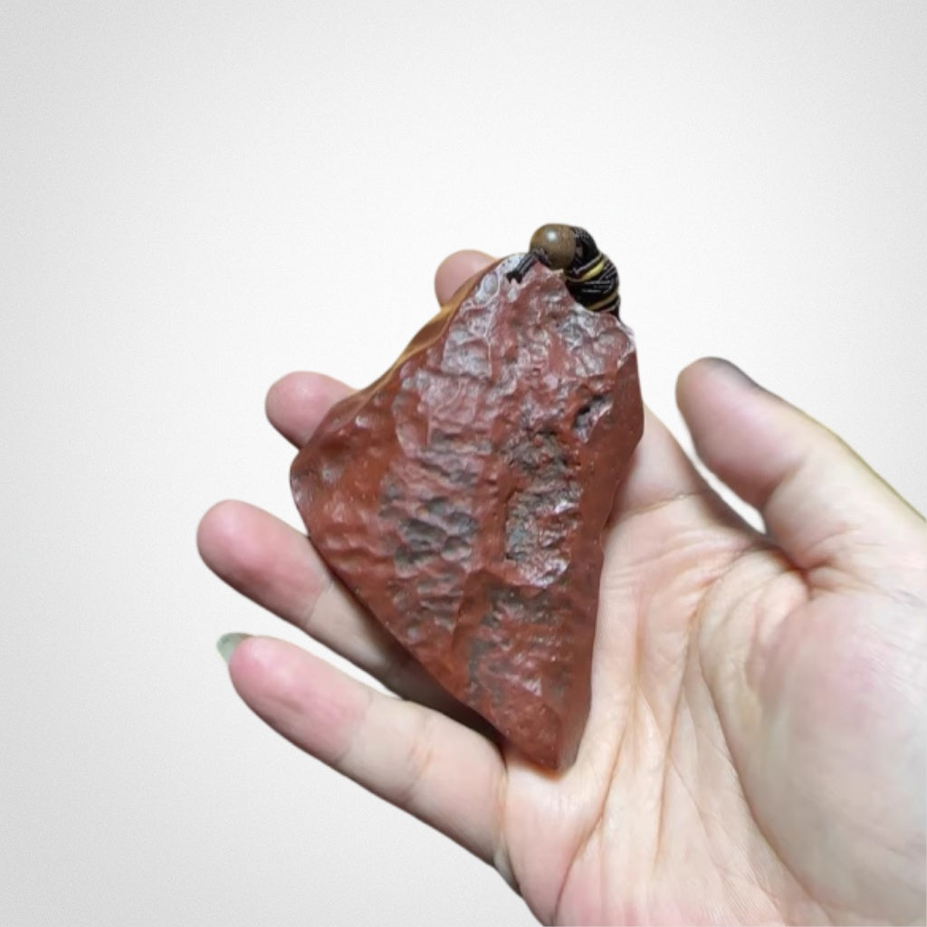 The child asked the Buddha Gobi original stone carving cultural toys handle piece pendant pendant