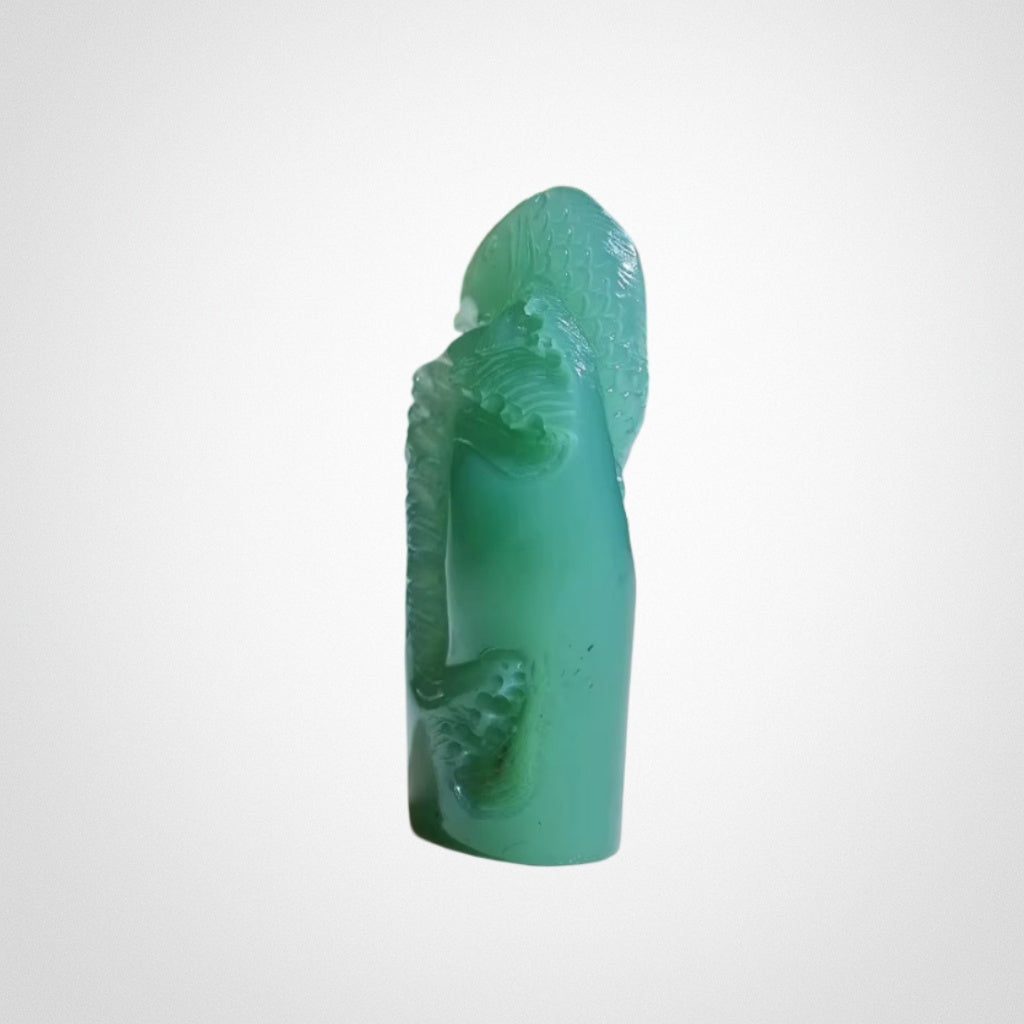 Ya'an Green Twin Fish Seal Ornament