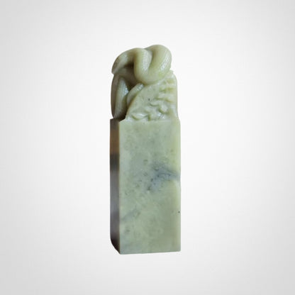 Qingtian Stone Spirit Snake Seal Pendant