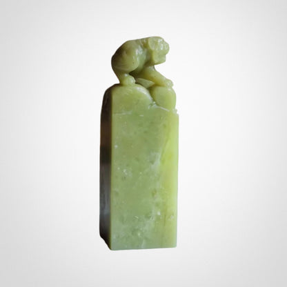 Qingdao Stone Tiger Seal Ornament